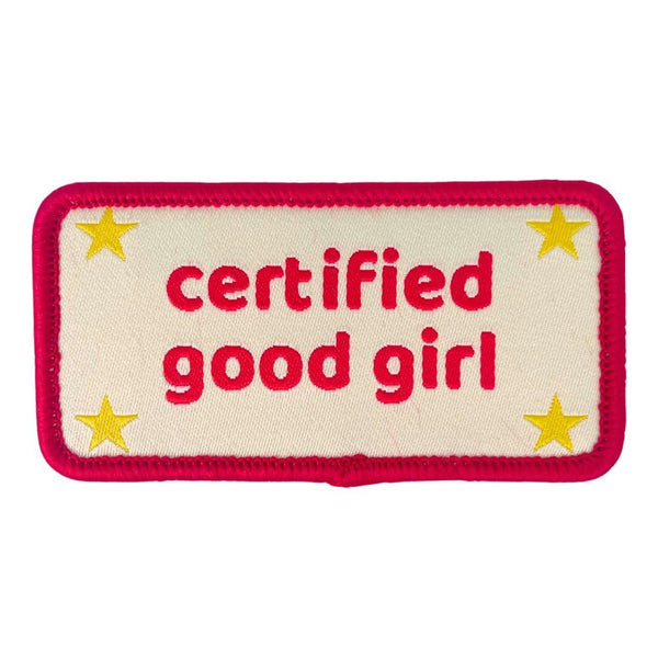 Certified Good Boy Girl Dog Harness Patches | Hoop & Loop Funny Cute Dogs Patch for Removable Vest Collar Tactical Working Moral Training Tracking Service Dog Doggie Pet Embroidery Accessories (Girl)