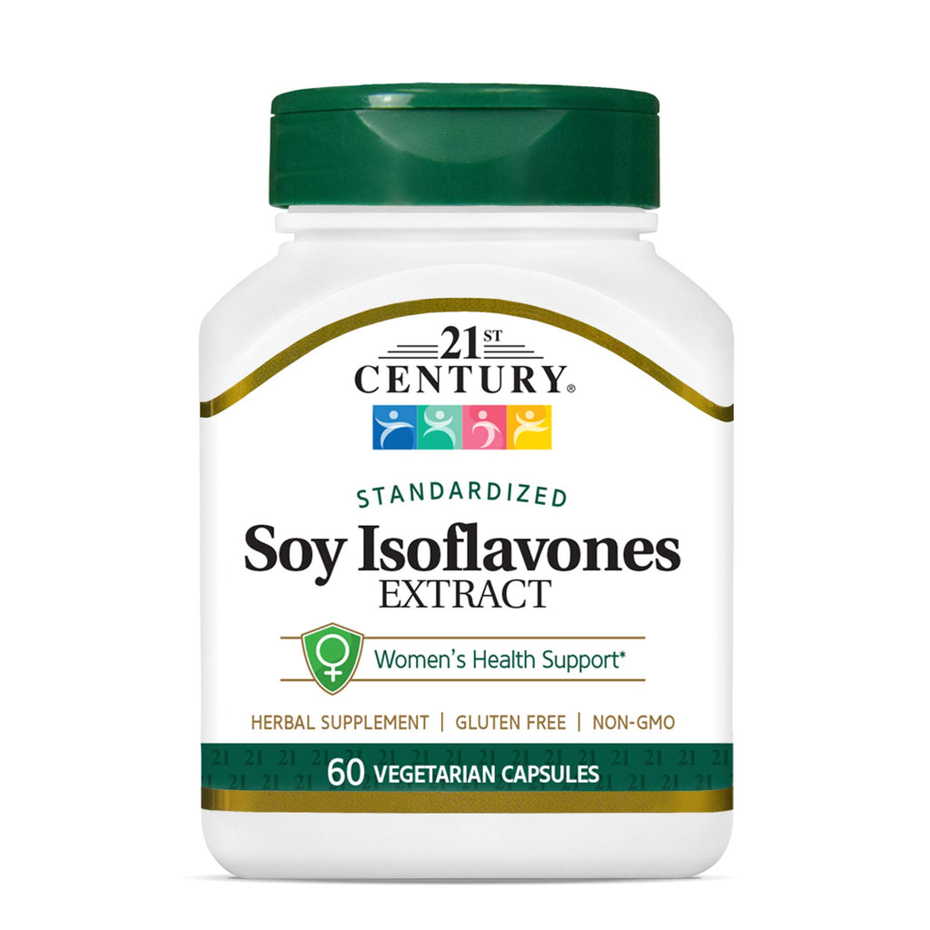 21st Century Soy Isoflavones Veg Capsules, 60Count