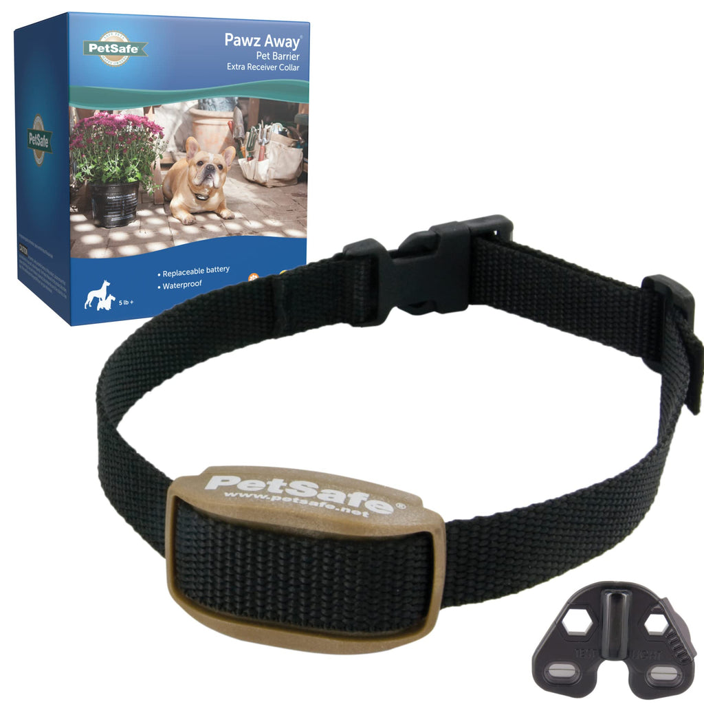PetSafe Pawz Away Indoor/Outdoor Extra Receiver Collar for Cats and Dogs for Wireless Pet Barrier System