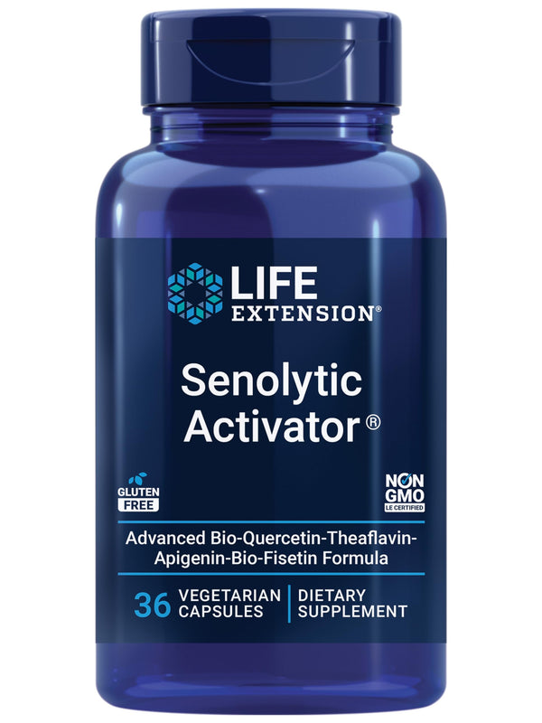 Life Extension Senolytic Activator - with Quercetin, Fisetin - For Immune Support, Anti-Aging & Longevity - Supports Systemic Rejuvenation - Non-GMO, Gluten-Free - 36 Vegetarian Capsules