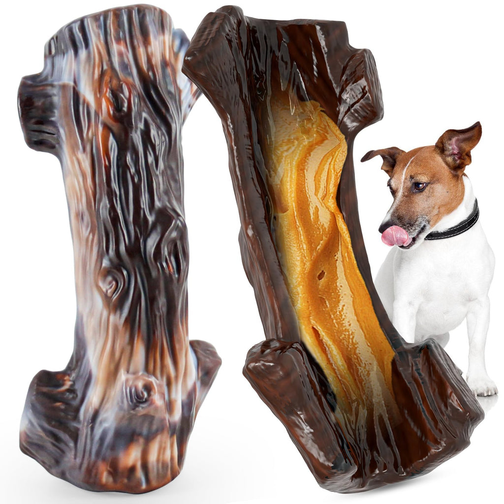 Jeefome Dog Toys for Aggressive Chewers: 2 Packs Indestructible Dog Toys - Tough Chew Toys for Large, Medium,Small Breed to Keep Them Busy
