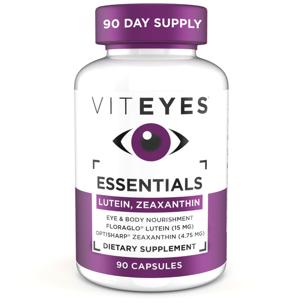 Viteyes Essentials Eye Health Dietary Supplement, Lutein & Zeaxanthin for Macular Support, 90 Capsules