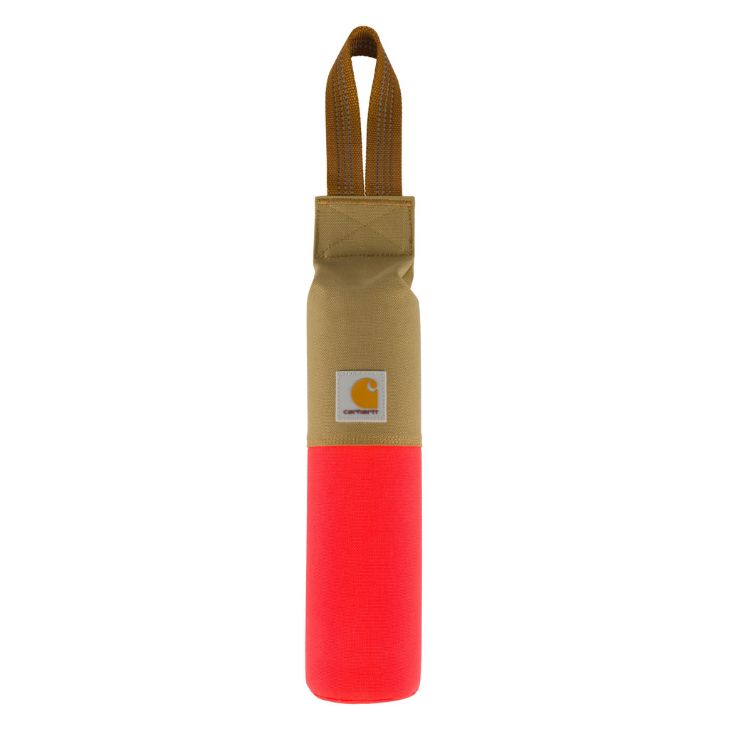 Carhartt Pet Training Tool, Dog Retrieving Bumper, Rugged Nylon Duck Canvas Training Bumper Designed for Retrieval Training, Hunter Orange, Large