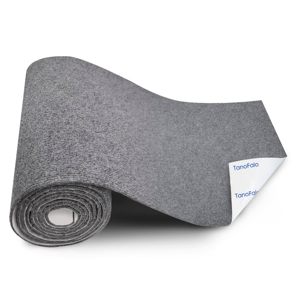 Cat Scratching Mat, 100"x16" Self-Adhesive Carpet Mat Trimmable Replacement for Cat Tree, Cat Wall Shelves, Cat Scratching Post, TanoFalo DIY Couch Furniture Protector (Dark Gray)