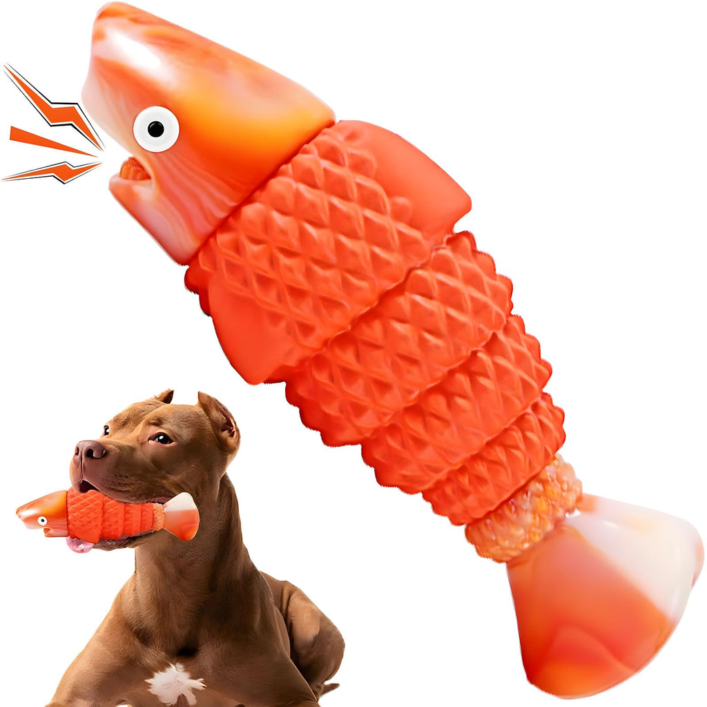 BoYoYo Indestructible Dog Toys for Aggressive Chewers Large Breeds, Durable Squeaky Toys for Super Chewers, Heavy Duty Tough Bone to Keep Them Busy, Interactive Dog Chew for Medium Breed
