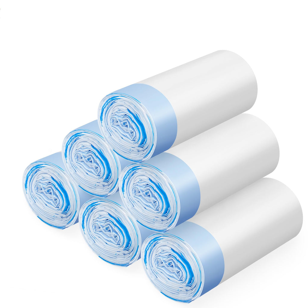 Cumrige Cat Litter Bags, 120 Pack Durable Drawstring Litter Box Liners for Self-Cleaning Litter Boxes, Heavy-Duty, Portable, Replacement bags for Automatic Cat Litter Box