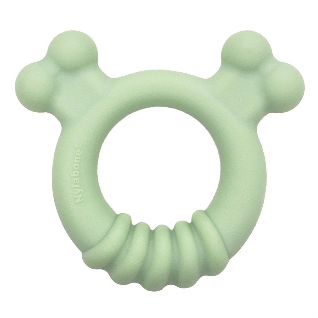 Nylabone Sensory Material Soothing Puppy Chew Toy Ring, Toys for Teething Puppies, Chicken Flavor, Small - Up to 25 lbs, 1 Count