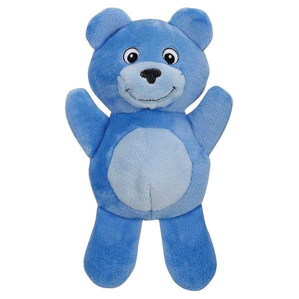 SmartPetLove Tender-Tuffs - Comfort Plush - Tough Dog Toy - Proprietary TearBlok Technology - Soft Blue Bear with Squeaker