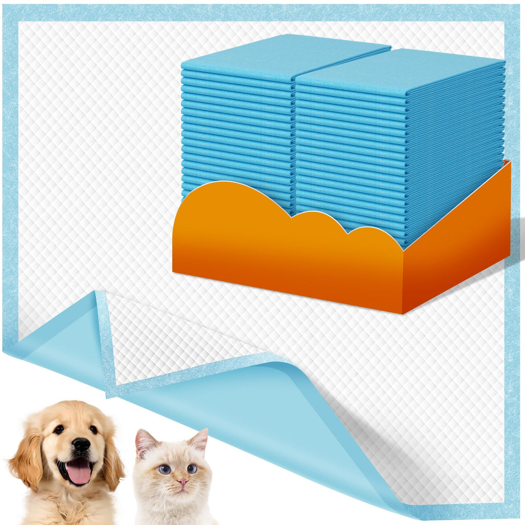 VJJ Extra Large Doggie Pee Pad, 30”x30” Thicken Dog Pee Pads, 40 Count XL Doggy Pads Leak-Proof, Super Absorbent Puppy Pee Pads for Dogs, Soft Training Pet Pads for Dogs Cats Rabbits