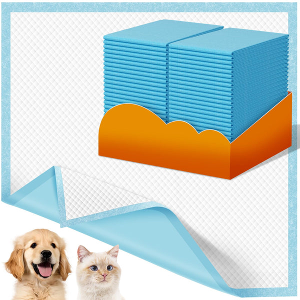 VJJ Extra Large Doggie Pee Pad, 30”x30” Thicken Dog Pee Pads, 40 Count XL Doggy Pads Leak-Proof, Super Absorbent Puppy Pee Pads for Dogs, Soft Training Pet Pads for Dogs Cats Rabbits