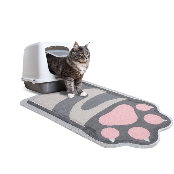 Unicorn Catcher Cat Litter Mat Quality Litter Box Mat Large Non-Slip Cat Litter Mat Litter Trapping Mat Soft Kitty Litter Mat Cute Cat Food Mat Cat Products Easy to Clean
