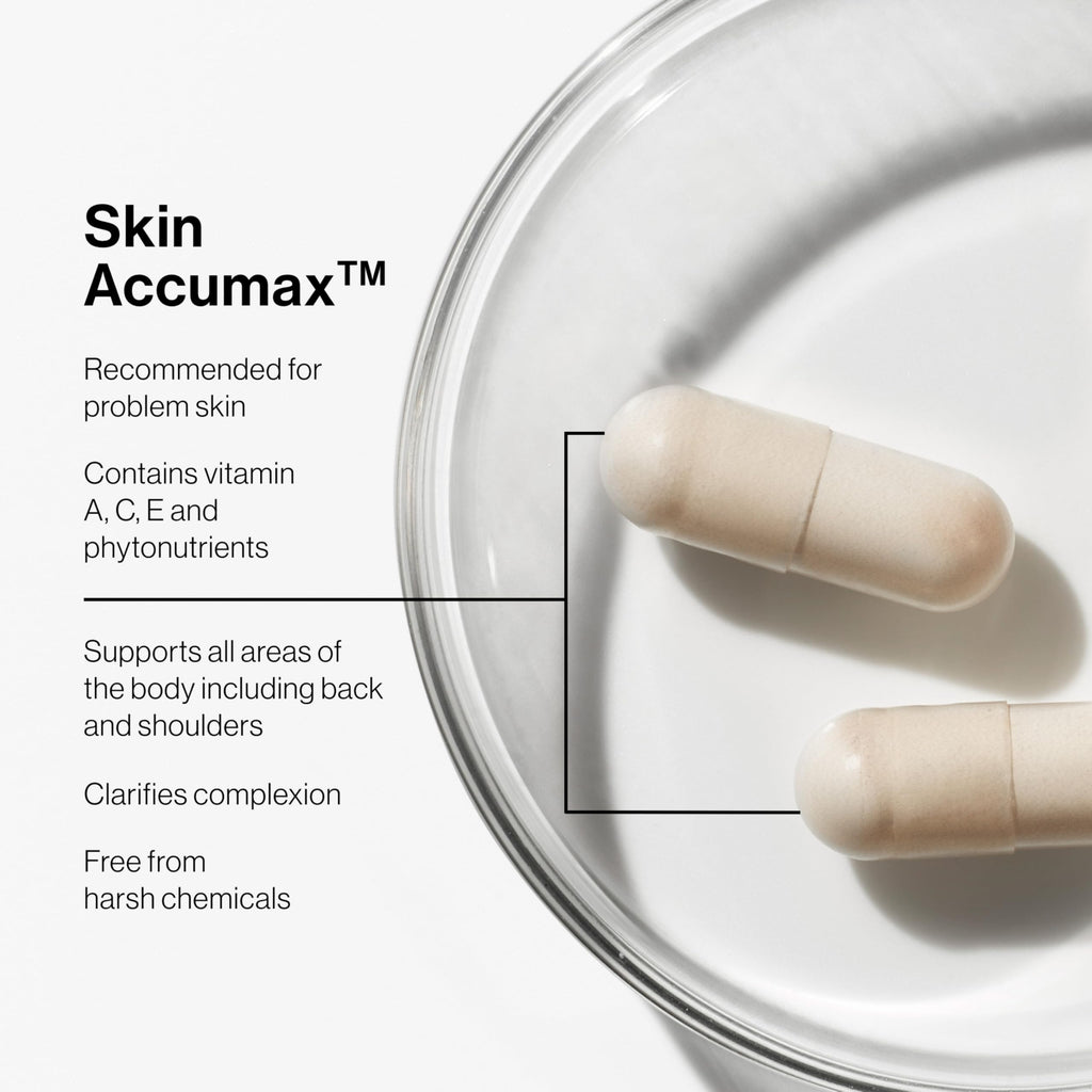 Advanced Nutrition Programme Skin Accumax Supplement distributed by jane iredale, 30-day supply