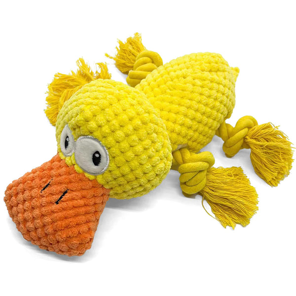 Indestructible Dog Squeak Toys for Big Dogs, Durable Chew Toys for Aggressive Chewers, Tough Stuffed Animals, Toys with Cotton Material and Crinkle Paper,Suitable for Large, Medium and Small Dogs