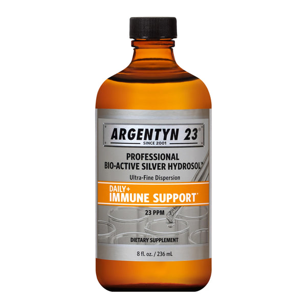 Argentyn 23 Professional Bio-Active Silver Hydrosol for Immune Support, Colloidal Silver, 23ppm, 8oz (236mL) Twist-Top
