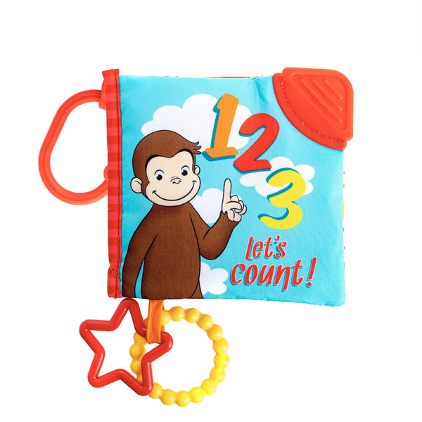 KIDS PREFERRED Curious George Soft Book with Teether and Crinkle
