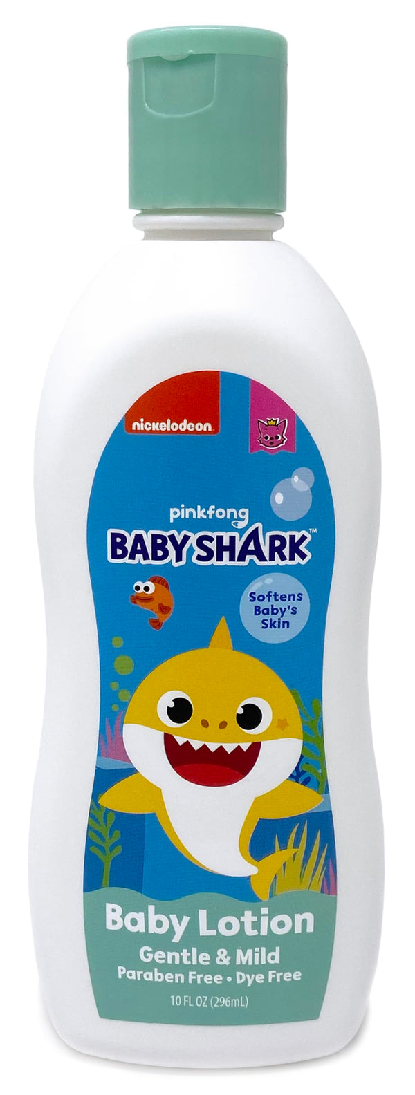 Primal Elements Baby Shark Baby Lotion, Gentle & Mild, Paraben Free, Dye Free, 10 Fl Oz - 12 pack