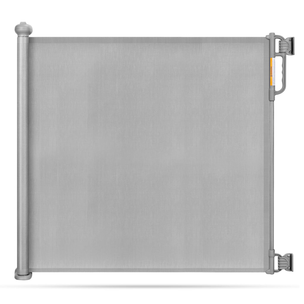 Momcozy Retractable Baby Gate, 33" Tall, Extends up to 55" Wide, Child Safety Baby Gates for Stairs, Doorways, Hallways, Indoor, Outdoor