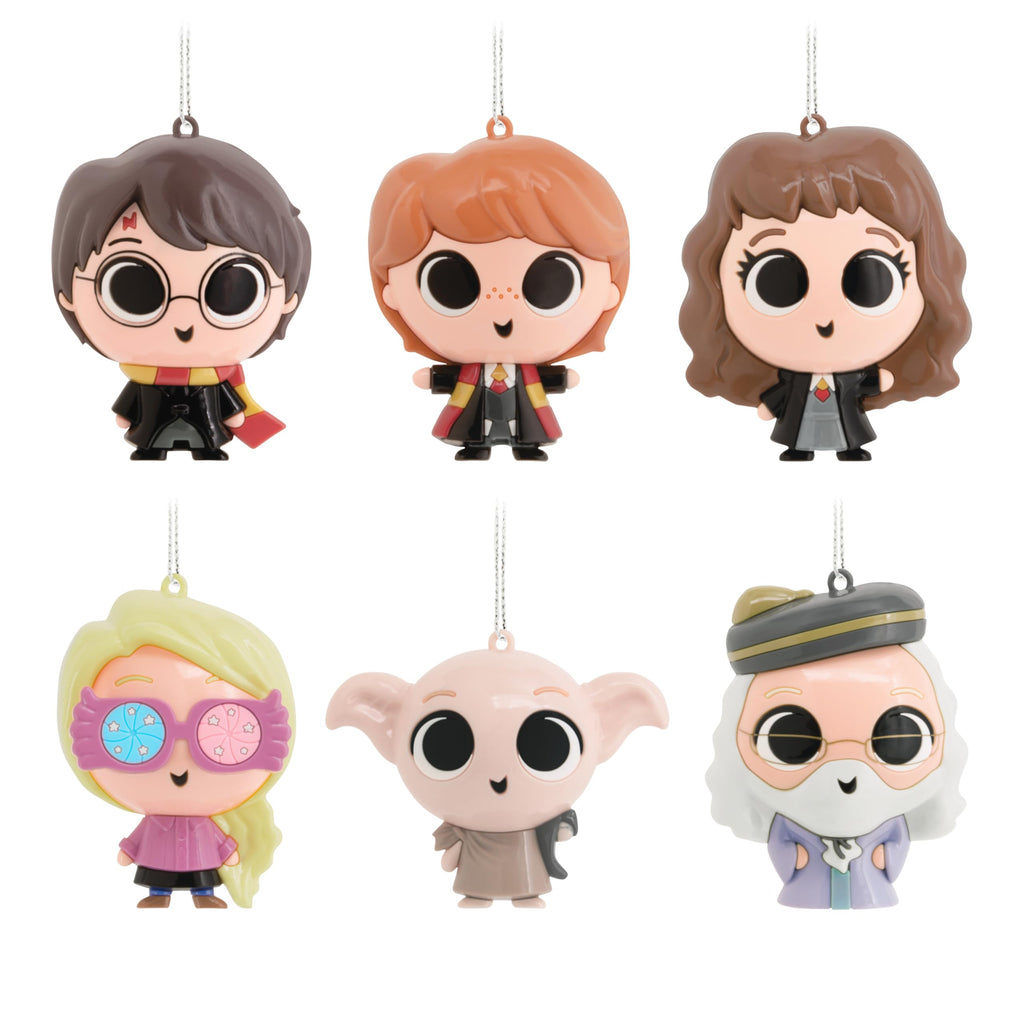 Hallmark Harry Potter Series 4 Mystery Christmas Ornaments, Shatterproof, Set of 2, Gifts for Harry Potter Fans
