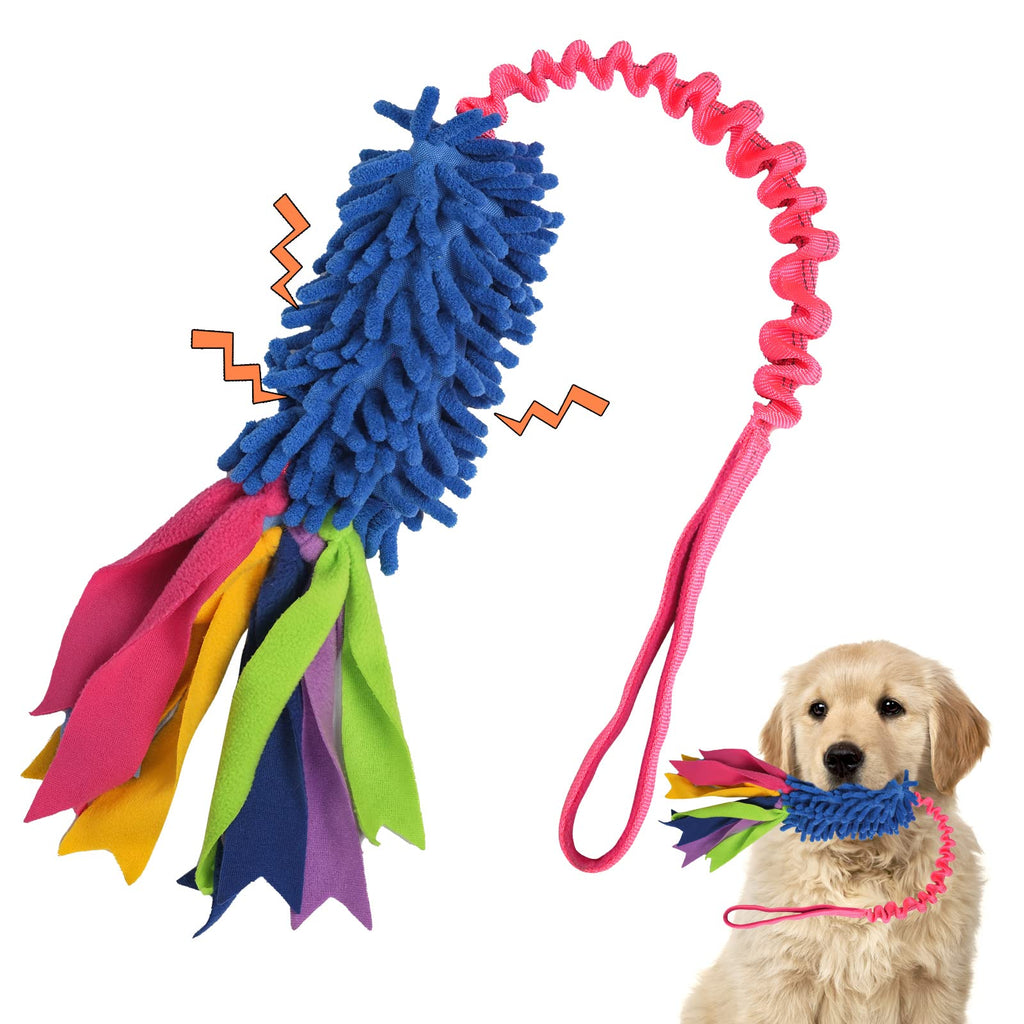 wodoca Dog Tug Toy, Dog Toys for Aggressive Chewers - Strong Squeak Rope Toy, Easy to GRAP Chew Toy for Large Dogs, Puppies, Middle Dogs - Ideal for Training and Play, Hand Made