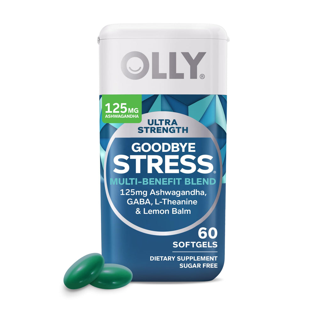 OLLY Ultra Goodbye Stress Softgels, 60ct