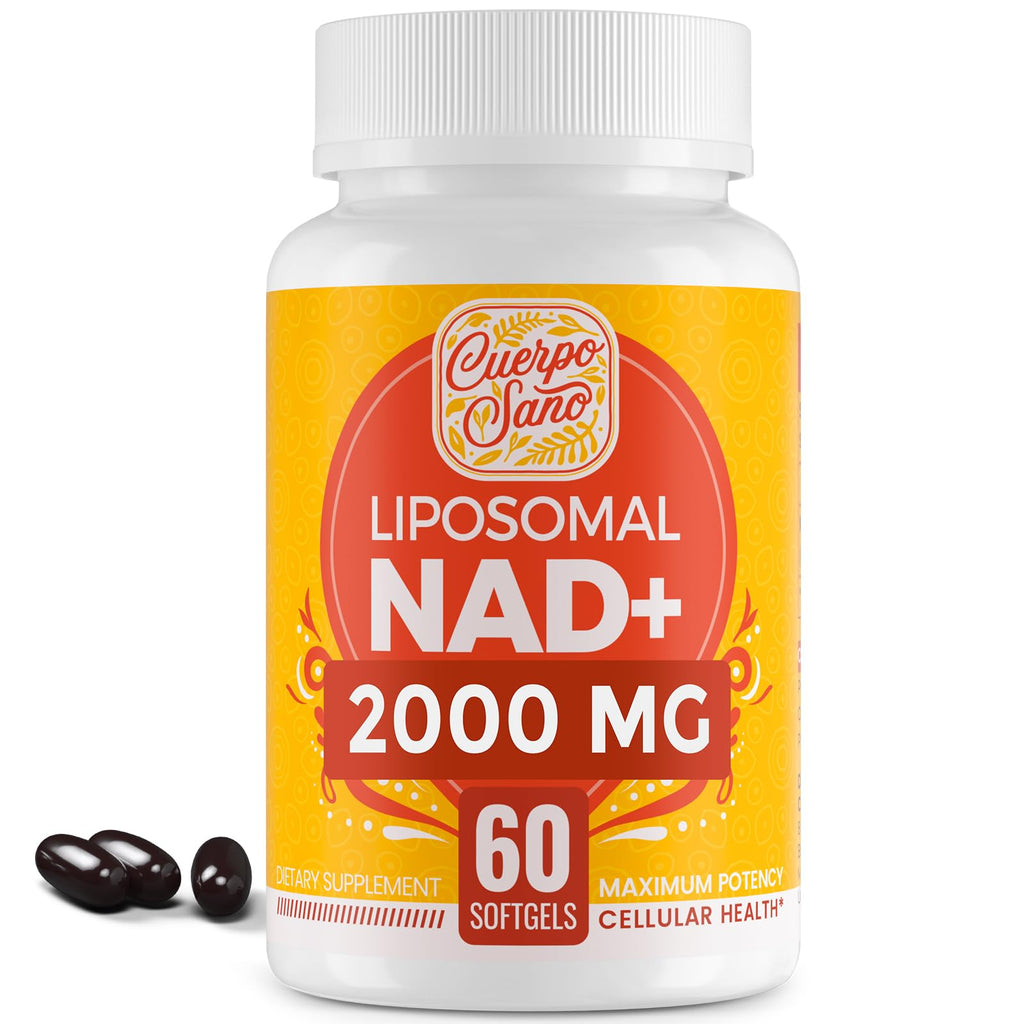 2000 MG NAD Supplement, Liposomal NAD+ Supplement with High Absorption, More Efficient Than Nicotinamide Riboside, Pure & Plus Boosting Supplement, Aging Defense, Metabolism & Cellular, 60 softgels