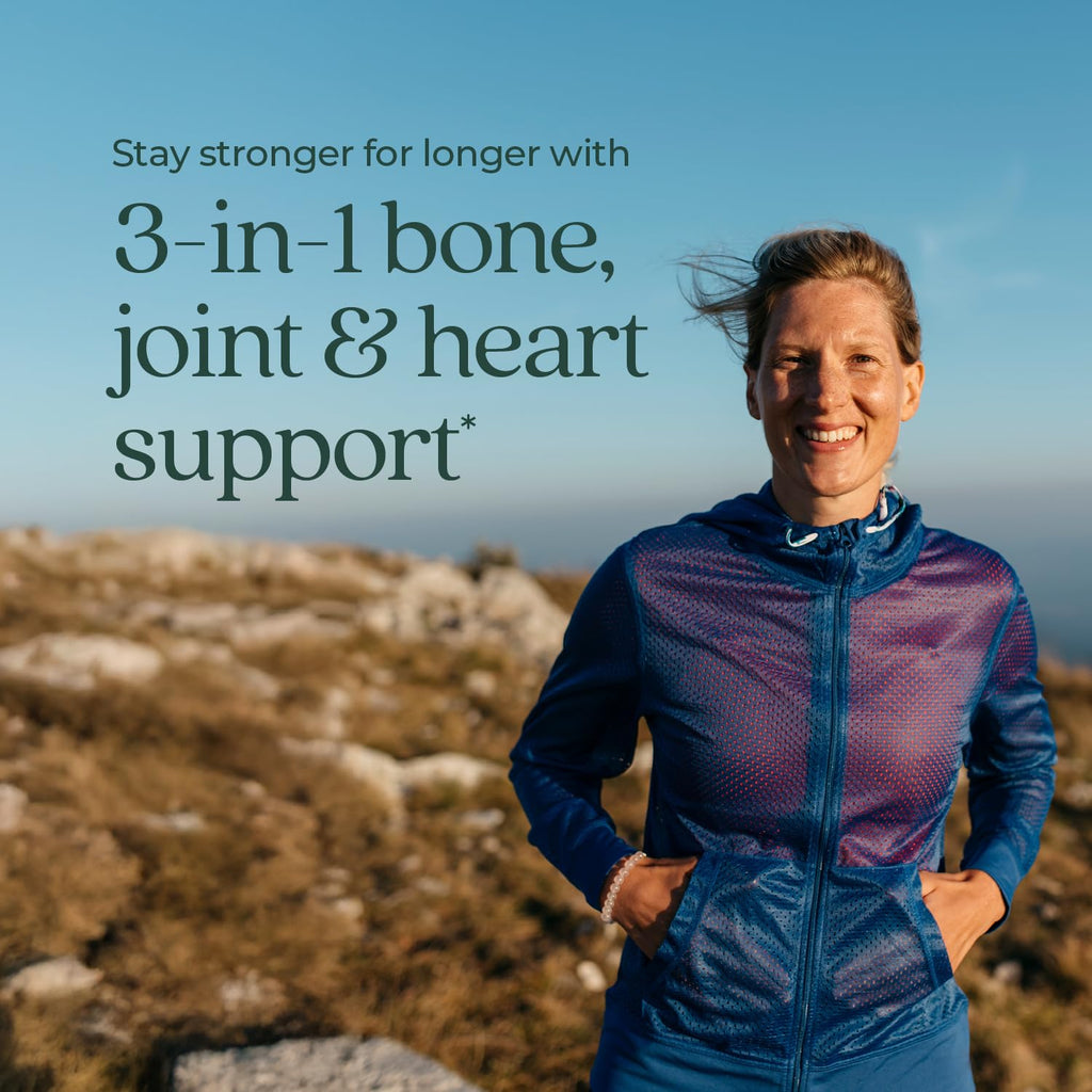 New Chapter Calcium Supplement - Bone Strength Organic Calcium with Magnesium, Vitamin D3+K2, 70+ Trace Minerals for Bone Health, Gluten Free, Easy to Swallow Slim Calcium Tablets - 60 Count