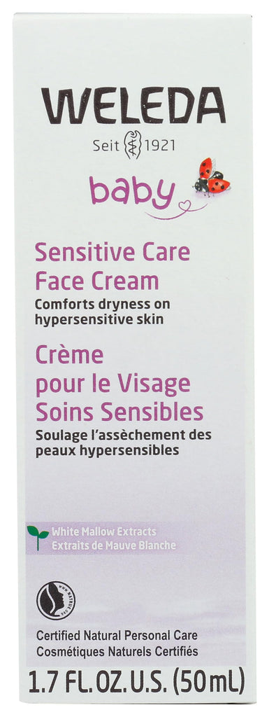 Weleda White Mallow Baby Face Cream, 1.7 FZ