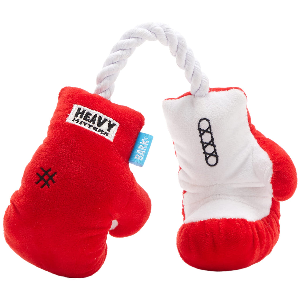 Barkbox Plush Throwing Munches Squeaky Dog Rope Toy, Small Dog Breeds - Durable Interactive Tug T-Shirt Rope Toy for Aggressive Chewers, Puppy Teething, Exercise, Training, Boredom, Bonding, Play