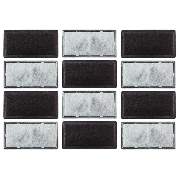 PET STANDARD Replacement Water Filter Compatible with EveryYay® Get Fresh Automatic Classic Ceramic Cat Fountain, Pack of 12