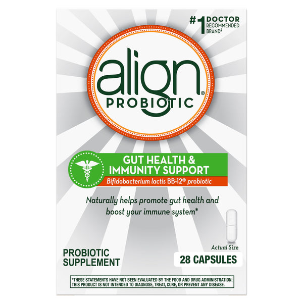 Align Gut Health & Immunity Probiotic, Daily Digestive Support for Women and Men, Helps Support Immune and Digestive Health, 28 Capsules