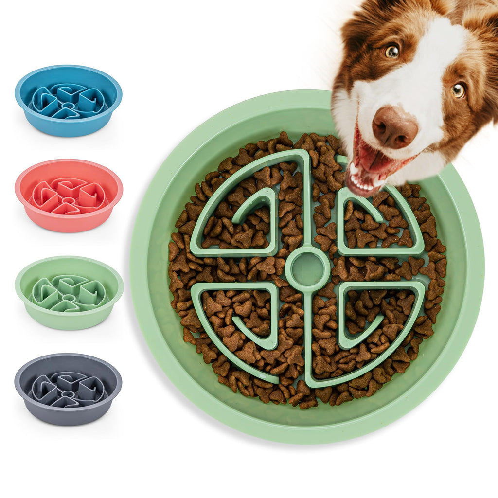 AVERYDAY Slow Feeder Dog Bowls for Large Breeds Fits Raised Feeding Station, Puzzle Dog Food Bowls to Slow Down Eating, Dogs Feeding Bowl, Slows Feeder Pet Bowl for Wet and Dry Food