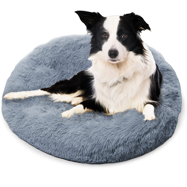 Active Pets Large Dog Bed, Calming Orthopedic Pet Bedding for Anxiety Relief, Joint Support & Comfort, Washable Dog Furniture, M 45lbs, Dark Grey