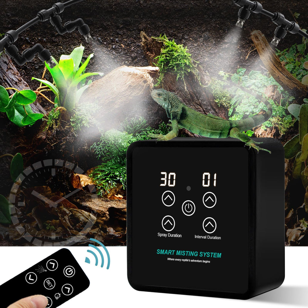 MECESOR Automatic Reptile Mister Humidifier with Timer, Programmable T ...