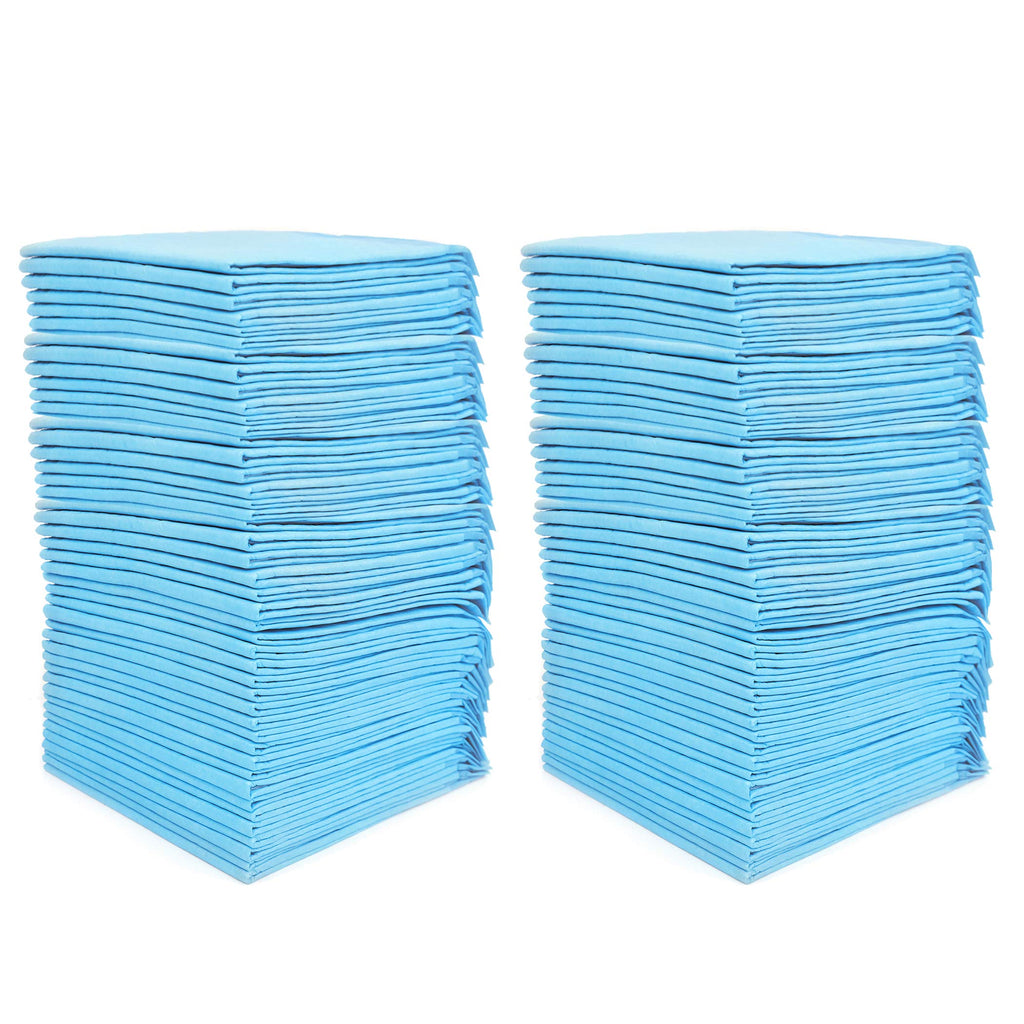 (100 Pads) CalPalmy Ultra Absorbency Pet Toilet Training Pads 18" x 13" Moisture Locking Technology Turns Liquid into Gel - Perfect for Rabbits and Guinea Pigs