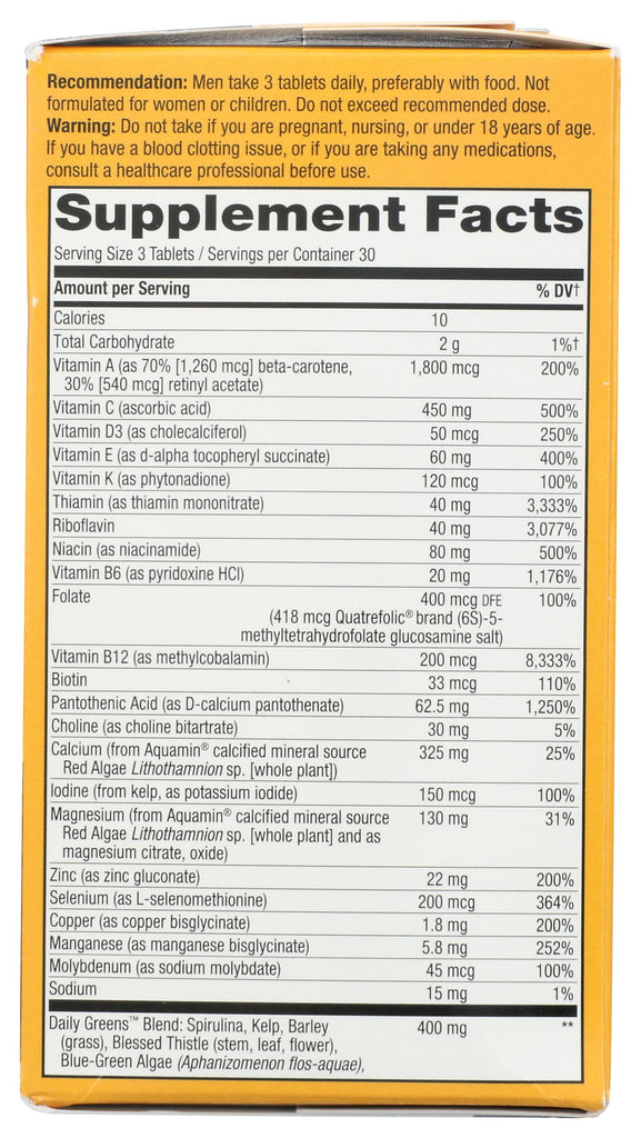 Nature's Way Alive! Men's Multi Vitamin, 90 CT
