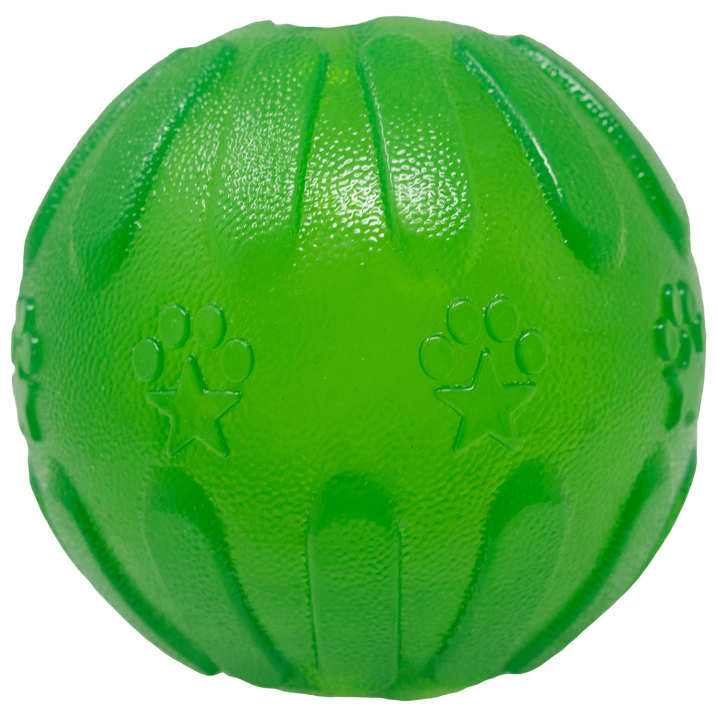 Starmark Treat Dispensing Chew Ball Tough Dog Toy, Medium/Large for Large Breeds