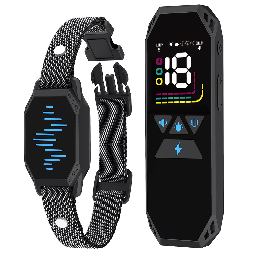Dog Training Collar, Dog Shock Collar with Remote, 2500FT and 4 Training Modes Beep,Vibration,Electric Shock,Rechargeable IP67 Waterproof for All Breeds