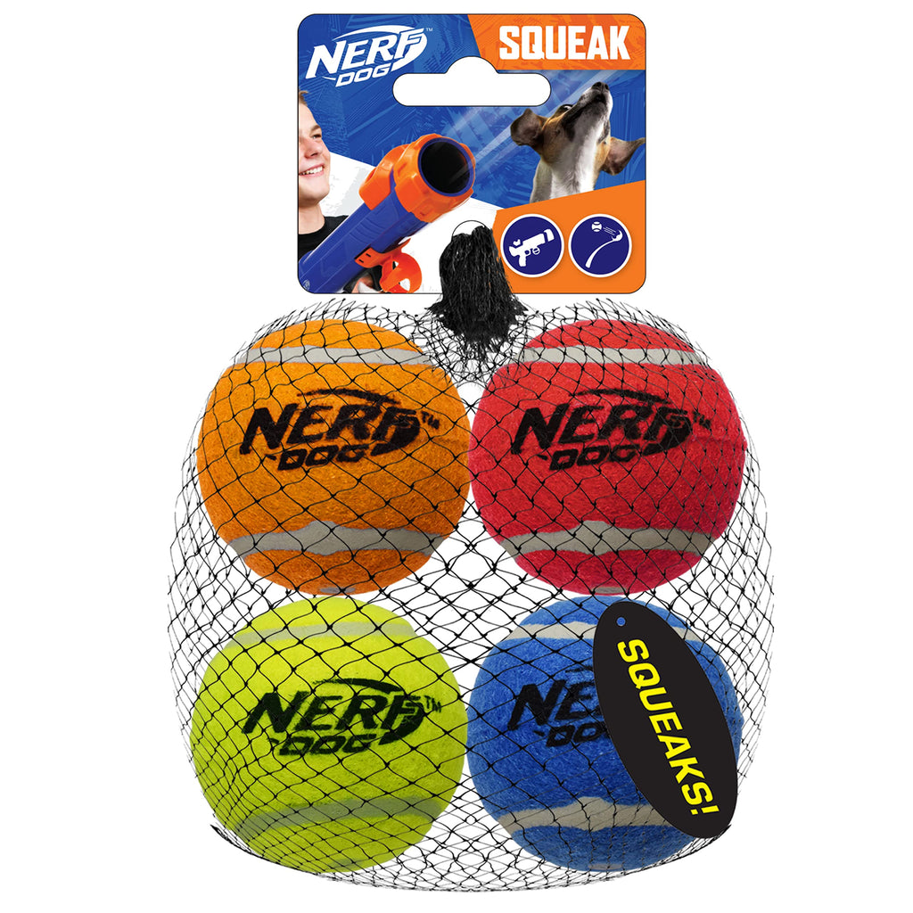 Nerf Dog 5.5in Wave Squeak Football - Orange