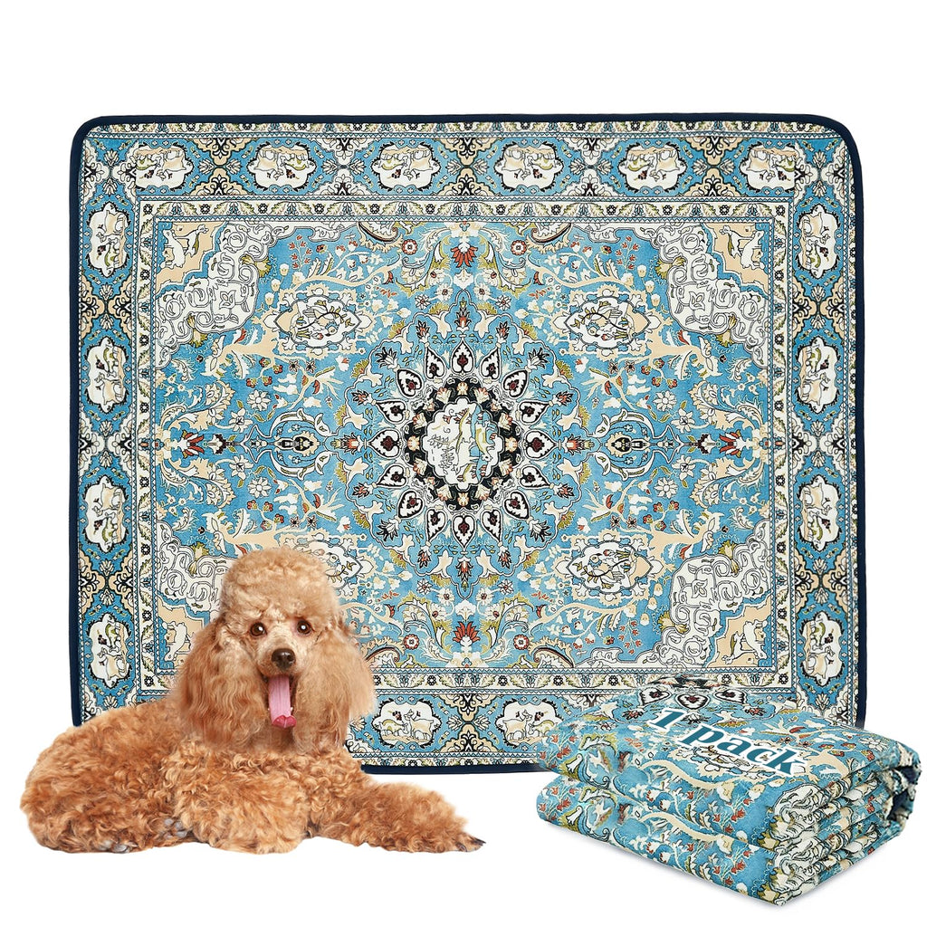 Qeils Washable Pee Pads for Dogs, 2 Pack Reusable Puppy Pads 36"x41" Super Absorbent Leakproof Dog Training Pads, Non-Slip Potty Pads for Floor, Crate, Couch, Whelping Pads Litter Mat Pet Supplies