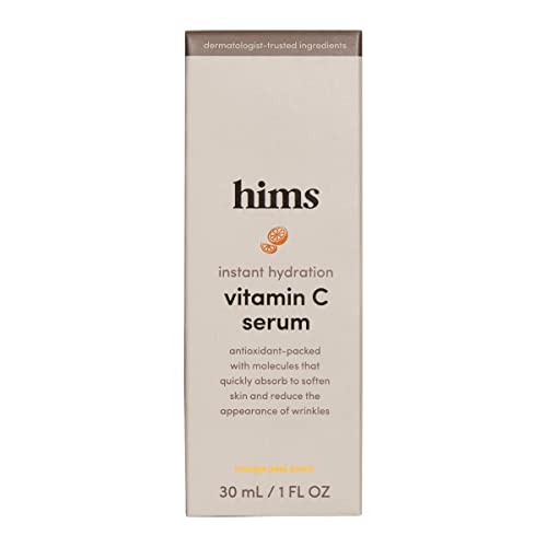 hims vitamin c serum for men - Brighten Skin Tone, Balance Complexion - Vitamin C, Highly Concentrated, Lightweight, Citrus Scent - Vegan, Cruelty-Free, No Parabens - (1oz)