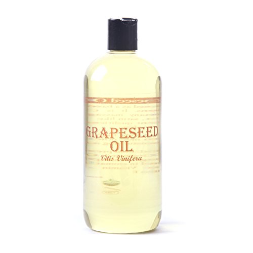 Mystic Moments | Grapeseed Carrier Oil 500ml - Pure & Natural Oil Perfect for Hair, Face, Nails, Aromatherapy, Massage and Oil Dilution Vegan GMO Free