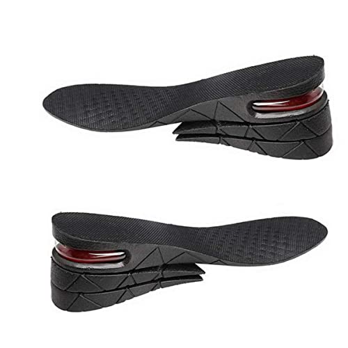 Height Increase Insoles Air Taller Cushion Shoes Insoles Heel Insert for Men and Women 3-Layer 2.7 inch