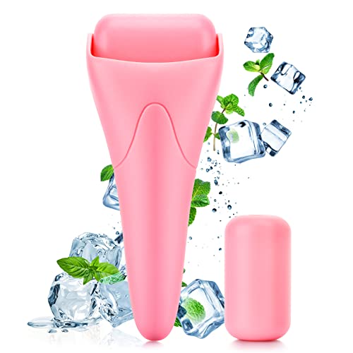 Ice Roller for Face, Eye Puffiness Relief, Migraine Pain, Minor Injury and Wrinkle, with 1 Extra Roller, Women Gifts, by Brusoon