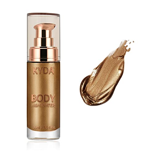 KYDA Body Luminizer, Lasting Moisturizing High Glossy For Face & Body, Face Body Glow Illuminator Makeup, Body Highlighter, by Ownest Beauty-103 Bronze (upgrade)