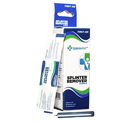 SplinterAid Pro Painless Splinter Remover Kit | Effortlessly Remove Splinters | Quick Splinter Out | Essential First Aid for Outdoor, Home, Travel | Ideal for Camping, Hiking, Woodwork, DIY