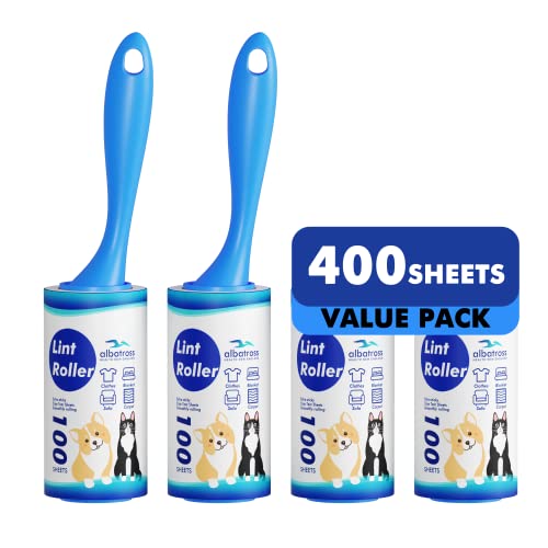Lint Rollers 400 Sheets Lint Remover for Pet Hair, Couch, Clothes Furniture, and Carpet