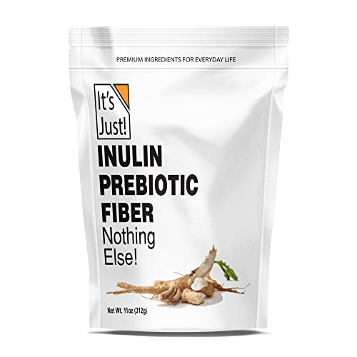 It's Just! - Inulin Prebiotic Fiber Sweetener, Product of Belgium, Chicory Root Powder (11 Ounce)