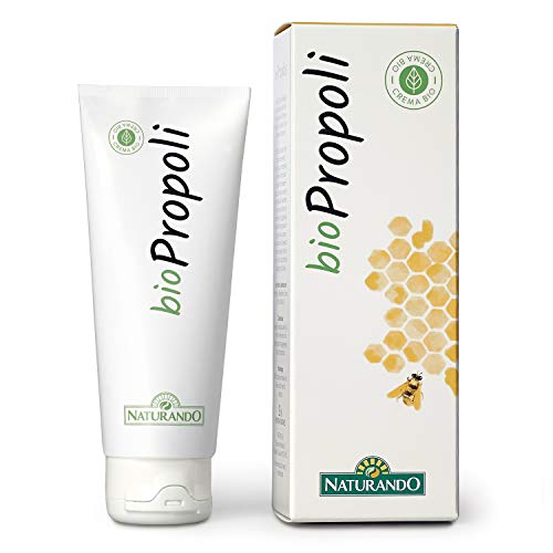 NATURANDO Biocream Propoli 75 ml Organic Wound Healing and Disinfectant Cream Against Acne, Skin Rashes, Sunburn, Wounds