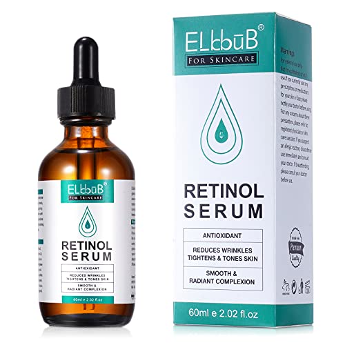 Retinol Serum - 60ml Retinol Liposome Delivery System with Hyaluronic Acid and Vitamin E, Aloe, Anti Aging Retinol Serum for Skin Repair, Fine Line and Wrinkles