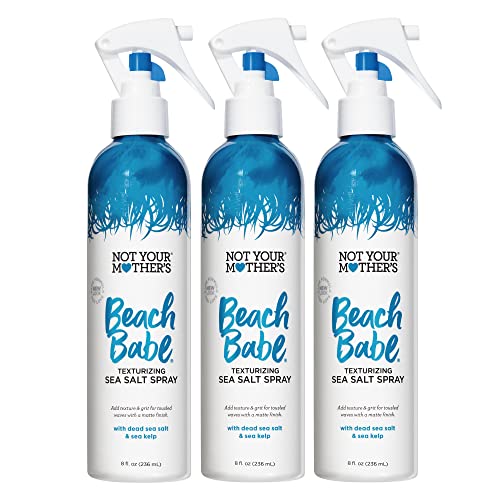 Not Your Mother's Beach Babe Sea Salt Spray - 8 fl oz - Spray for Tousled Hair - Add Texture and Grit to Hair with a Matte Finish (8oz, 3-Pack) (8 fl oz, 3-Pack)…